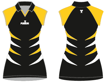 Dresses Black Yellow