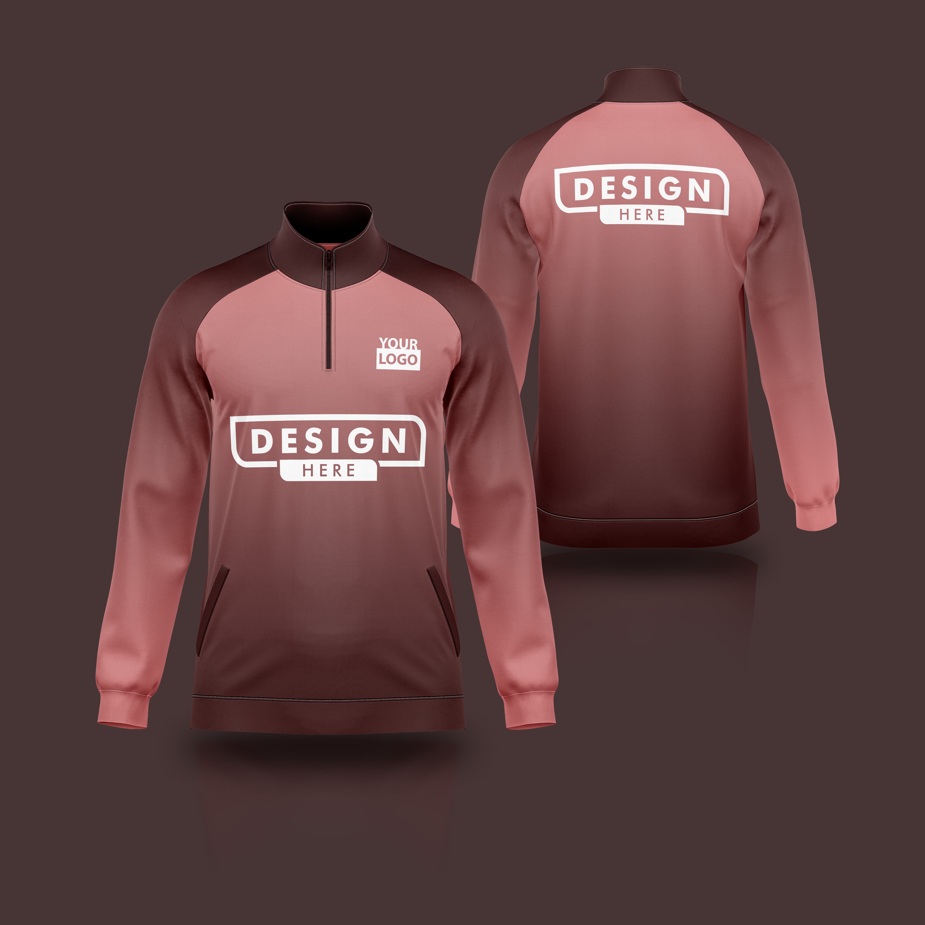 34343964 Tracktop Raglan Halfzip