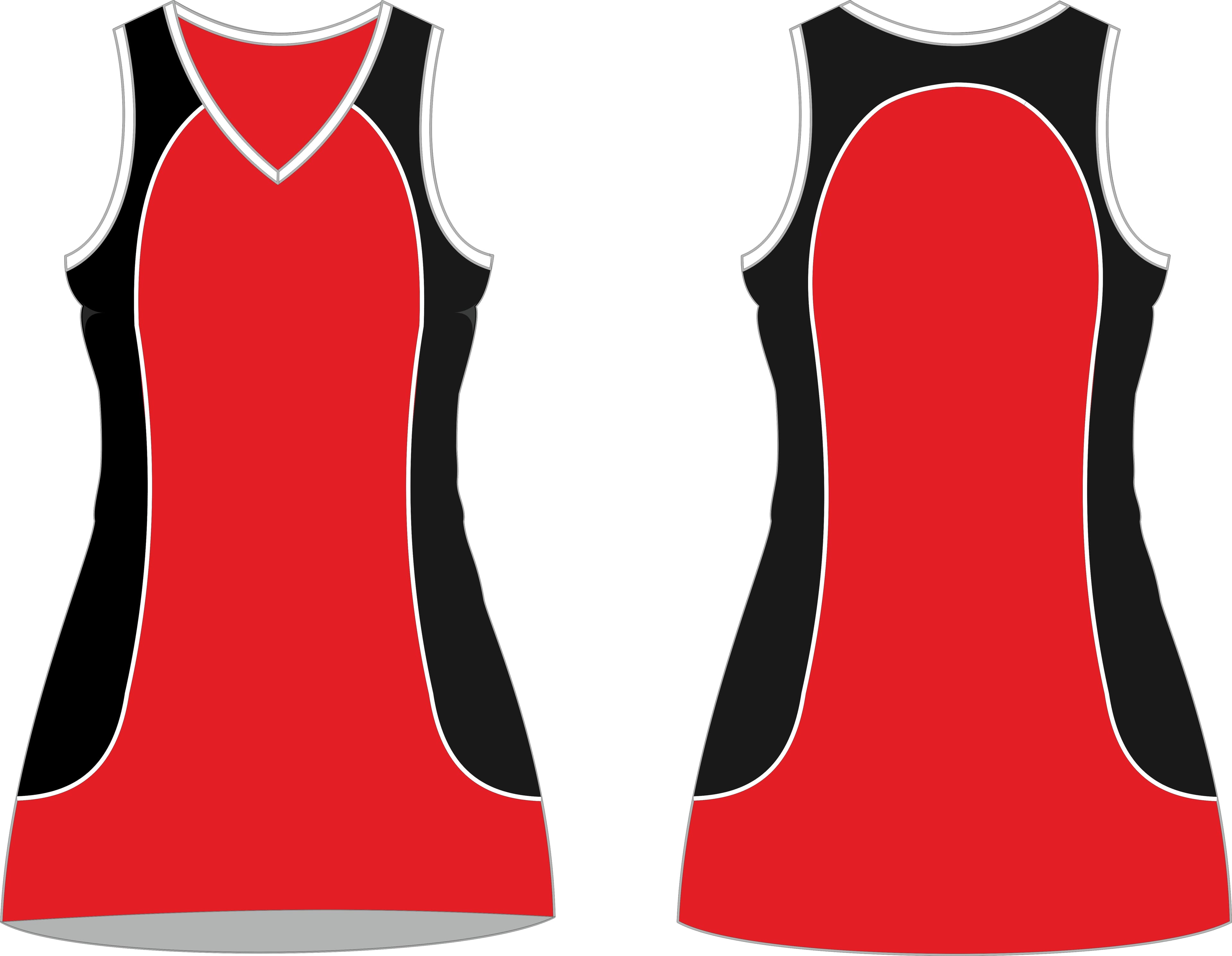 34734834 14 Netball Dresses Sublimated Mock Ups Illustration Template