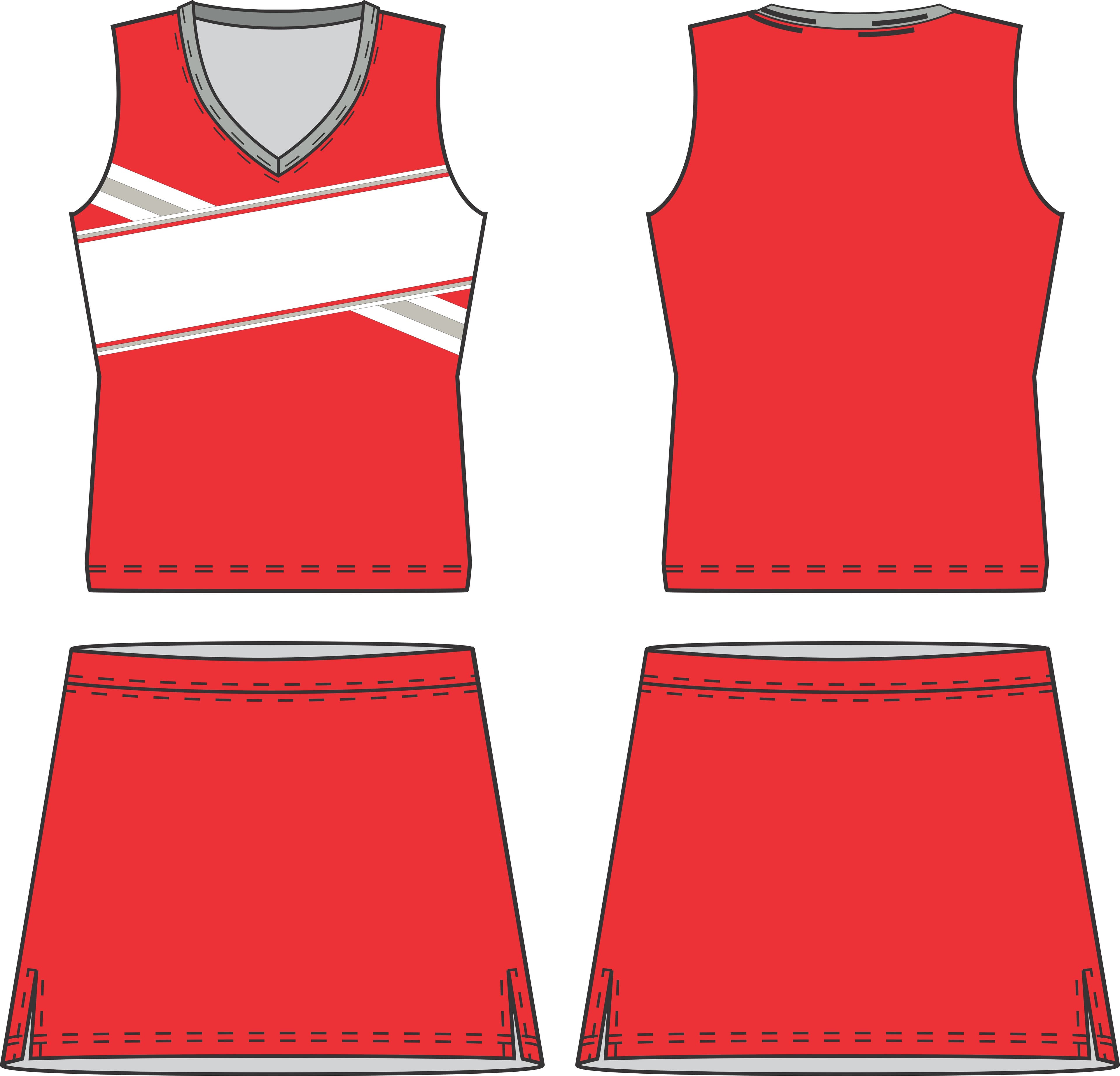 33466037 15 Sublimated Sleeveless V Neck Cheer Dress Mock Ups